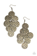 Load image into Gallery viewer, The Party Animal - Brass Earrings
