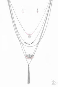 Malibu Mixer - Pink Necklace