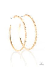 Load image into Gallery viewer, Trending Twinkle - Gold Hoop Earrings
