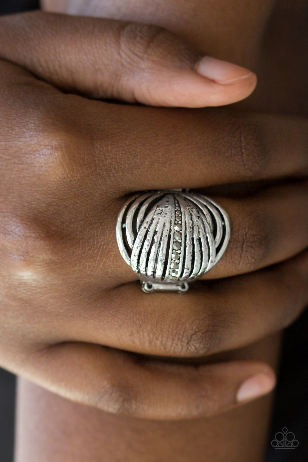 Glitter Tracker - Silver Ring