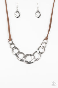 Naturally Nautical - Brown Necklace