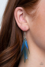 Load image into Gallery viewer, Holographic Glamour - Blue Earring
