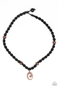 Surfer Spiral - Copper Urban Necklace