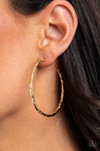 Load image into Gallery viewer, Unregulated - Gold Hoop Earring
