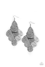 Load image into Gallery viewer, Hibiscus Harmony - Silver Earring

