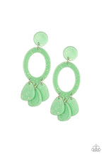 Load image into Gallery viewer, Sparkling Shores - Green Earring
