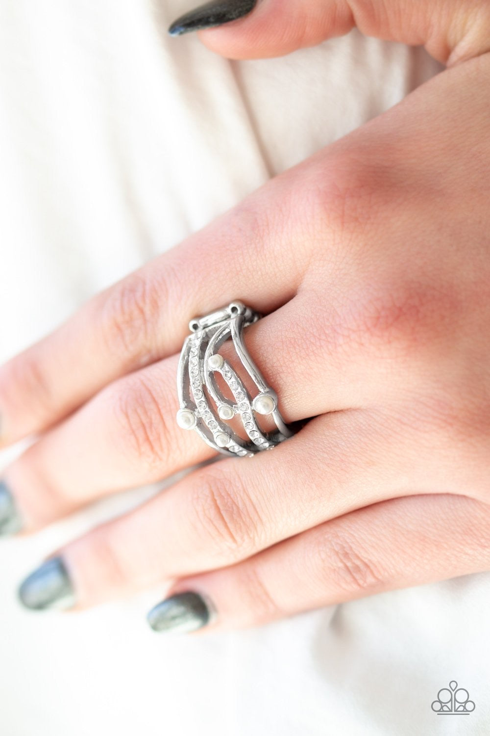 Magnificently Mermaid - White Ring