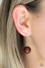 Load image into Gallery viewer, Top Pop - Brown Necklace
