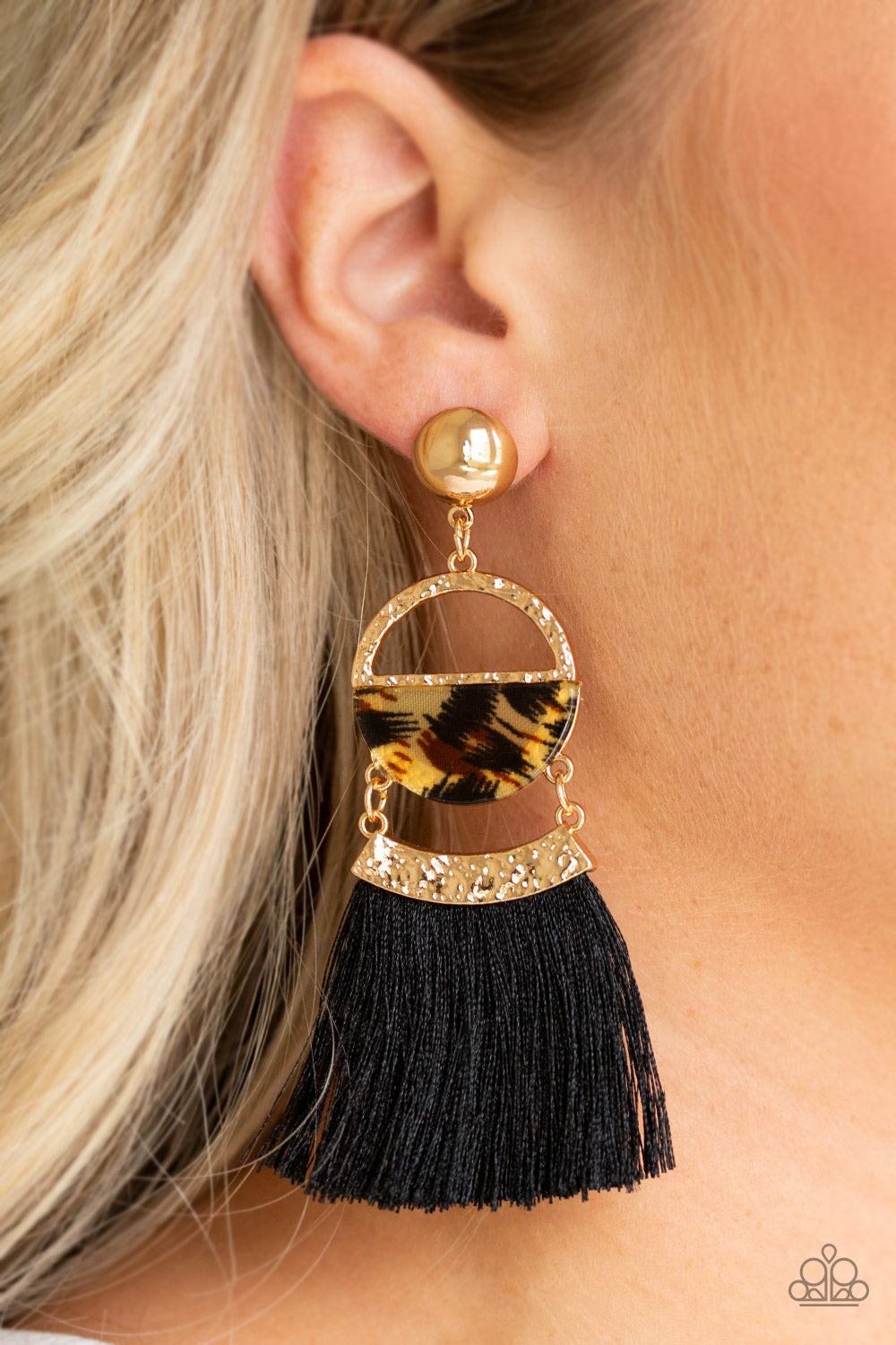 Tassel Trot - Multi Post Earrings