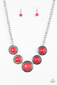 Mountain Roamer - Red Necklace