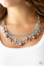 Load image into Gallery viewer, Hoppin Hearts - Brown Necklace
