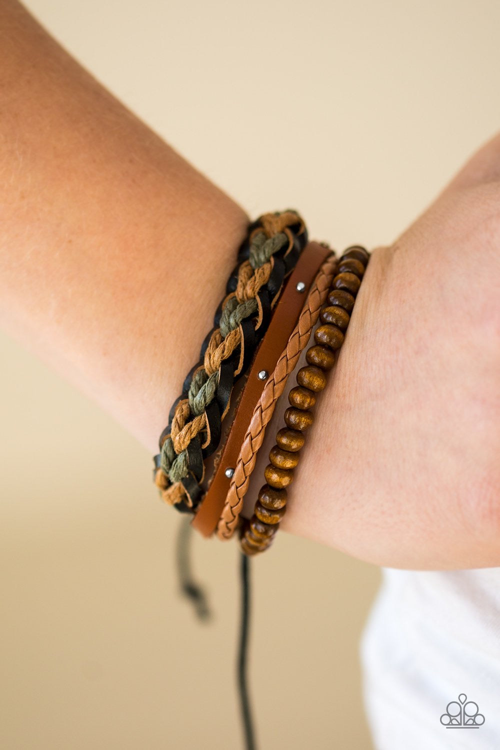 Mountain Mode - Brown Urban Bracelet