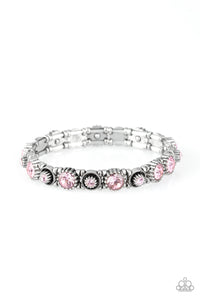 Heavy On The Sparkle - Pink Bracelet