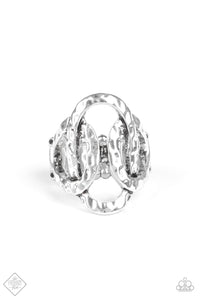 Triple The Texture - Silver Ring