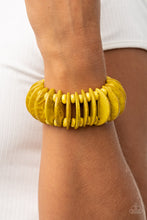 Load image into Gallery viewer, Tropical Tiki Bar - Yellow Bracelet
