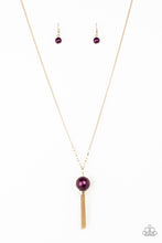 Load image into Gallery viewer, Belle Of The BALLROOM - Purple Necklace
