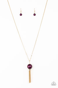 Belle Of The BALLROOM - Purple Necklace