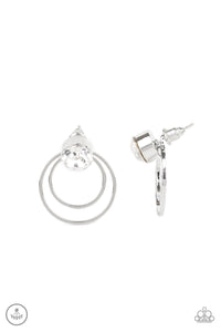 Word Gets Around - White Earrings