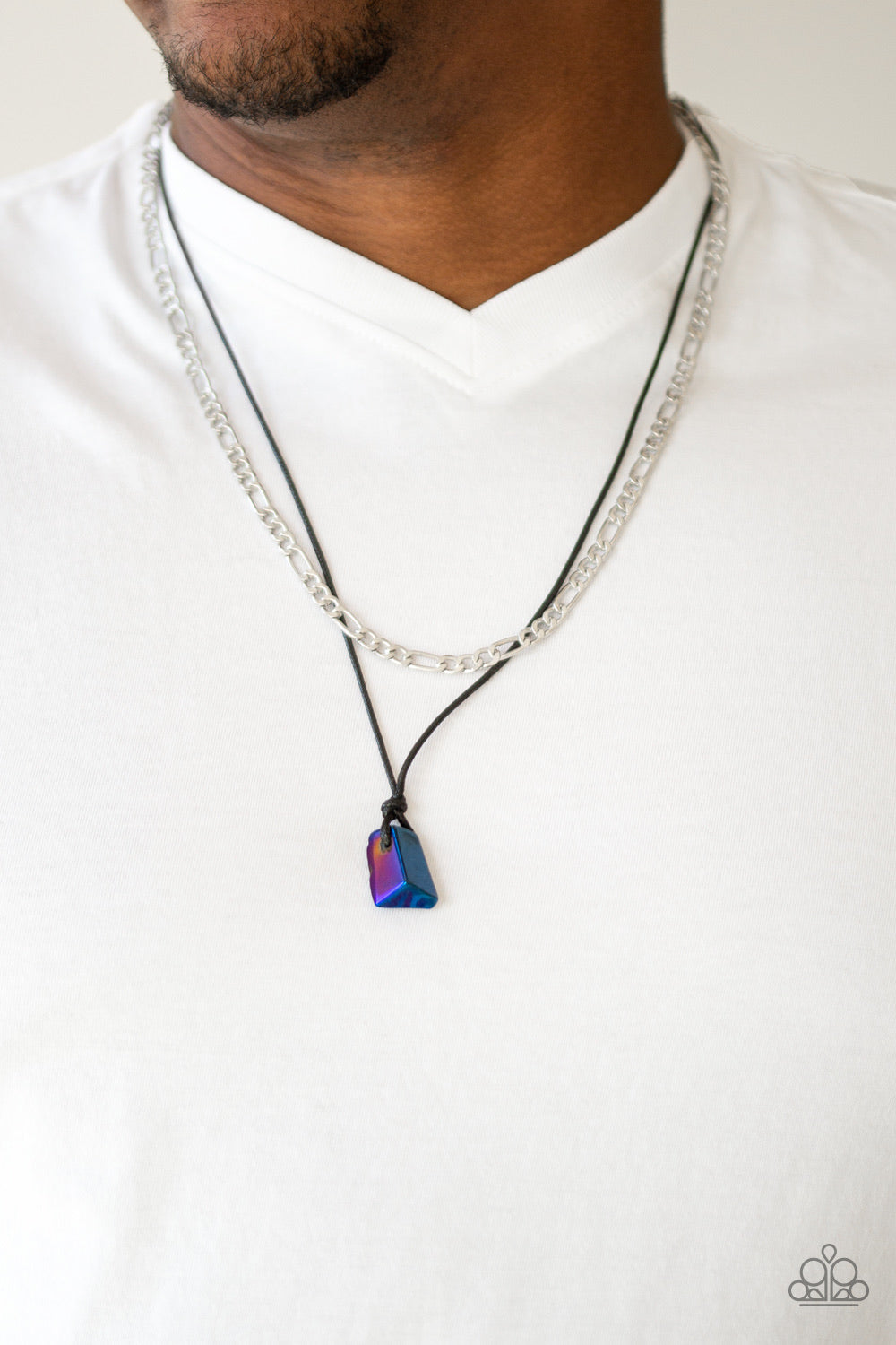 Lookin Slick - Blue Urban Necklace