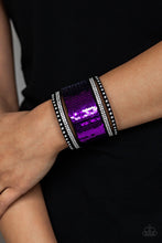 Load image into Gallery viewer, MERMAIDS Have More Fun - Purple Urban Bracelet

