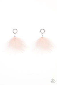 BOA Down - Pink Post Earring