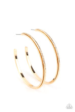 Load image into Gallery viewer, Sultry Shimmer - Gold Hoop Earring
