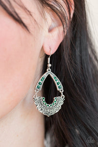 Royal Engagement - Green Earring