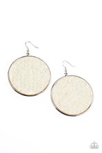 Load image into Gallery viewer, Wonderfully Woven - White Earring
