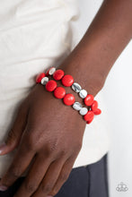 Load image into Gallery viewer, Simply Sedimentary - Red Bracelet
