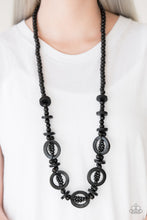 Load image into Gallery viewer, Fiji Foxtrot - Black Necklace
