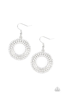 Sparkle Splurge - White Earring