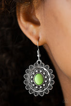 Load image into Gallery viewer, Summer Blooms - Green Earring
