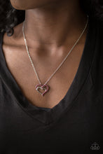 Load image into Gallery viewer, Heart To HEARTTHROB- Red Necklace

