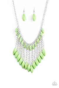 Venturous Vibes - Green Necklace