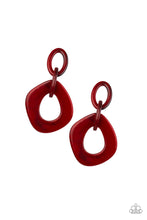 Load image into Gallery viewer, Torrid Tropicana - Red Earrings
