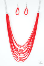 Load image into Gallery viewer, Peacefully Pacific - Red Necklace
