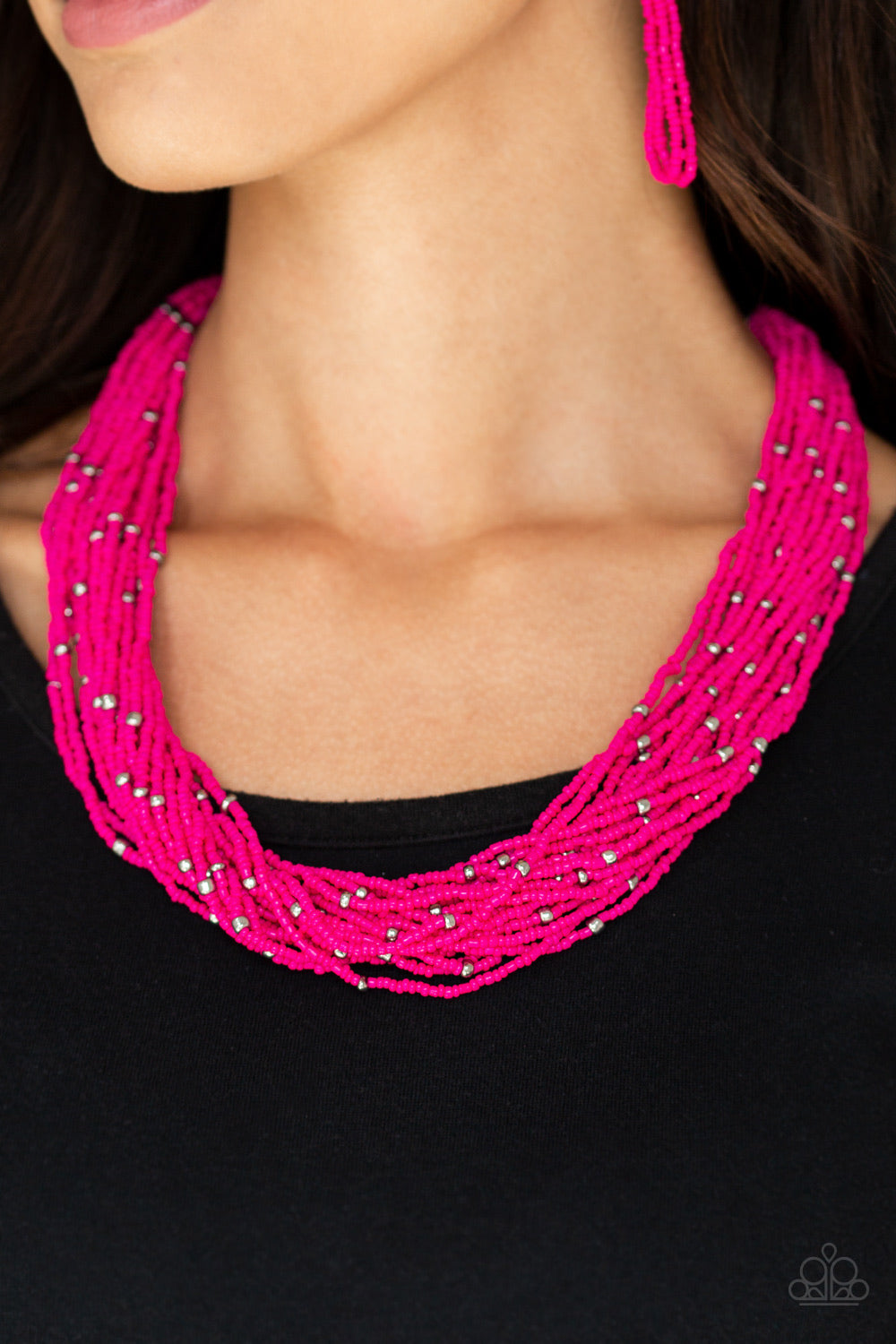 Summer Samba - Pink Necklace