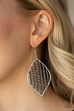 Load image into Gallery viewer, Leaf Motif - Silver Earring
