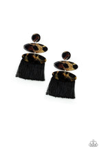 Load image into Gallery viewer, No One Likes A Cheetah - Black Earrings
