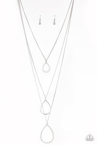 Make The World Sparkle - White Necklace