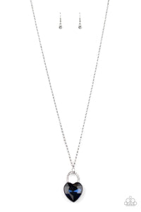 Locked In Love - Blue Necklace