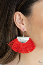 Load image into Gallery viewer, Fox Trap - Red Earrings
