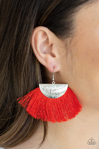 Fox Trap - Red Earrings