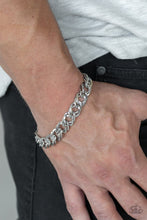 Load image into Gallery viewer, On The Ropes - Silver Urban Bracelet
