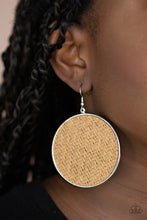 Load image into Gallery viewer, Wonderfully Woven - Brown Earring
