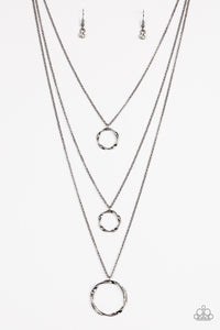 Timelessly Twisted - Black Necklace