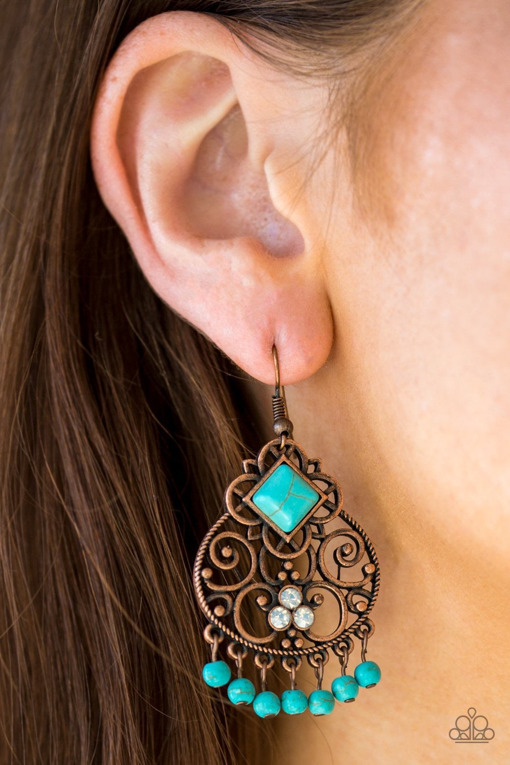 Western Wonder - Copper Earring