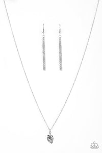 Palm Tree Retreat - Silver Necklace