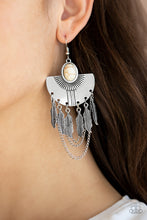 Load image into Gallery viewer, Sure Thing, Chief! - White Earring
