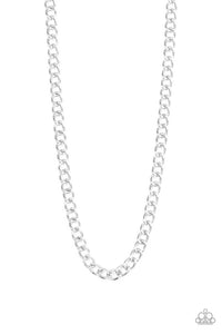 Full Court - Silver Urban Necklace